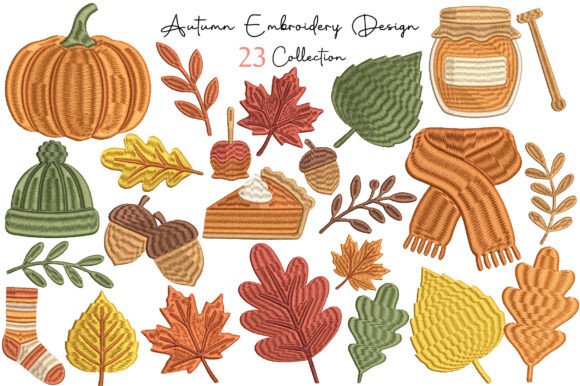 23 Autumn Fall Embroidery Designs: A Boutique Review
