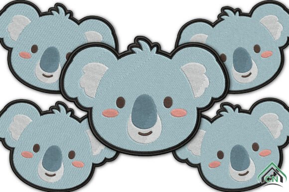 Cute Baby Koala Embroidery Design