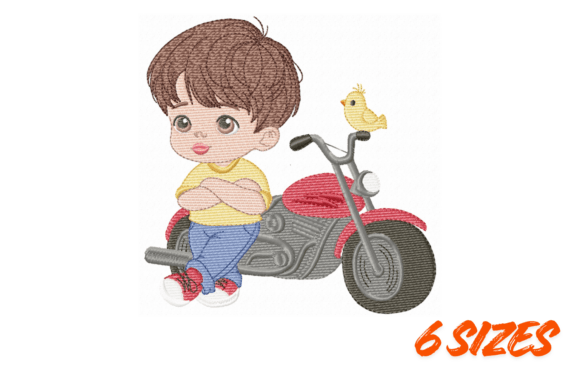 Cute Boy Motorcycle Art: A Business Design Review