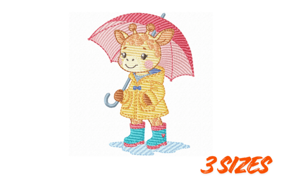 Rainy Giraffe Embroidery Design: A Business Review